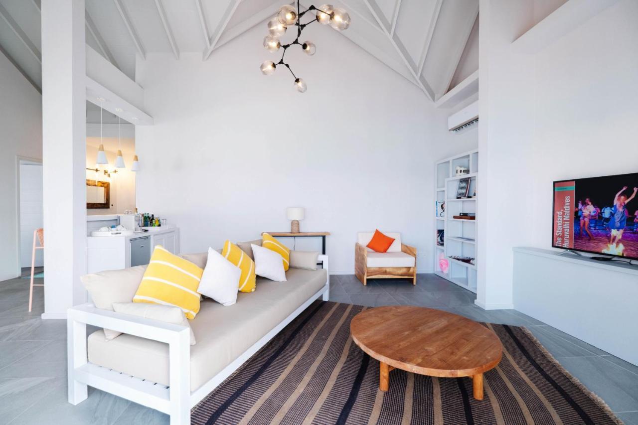 The Standard, Huruvalhi Maldives (Adults Only) Meedhoo  Esterno foto Living room