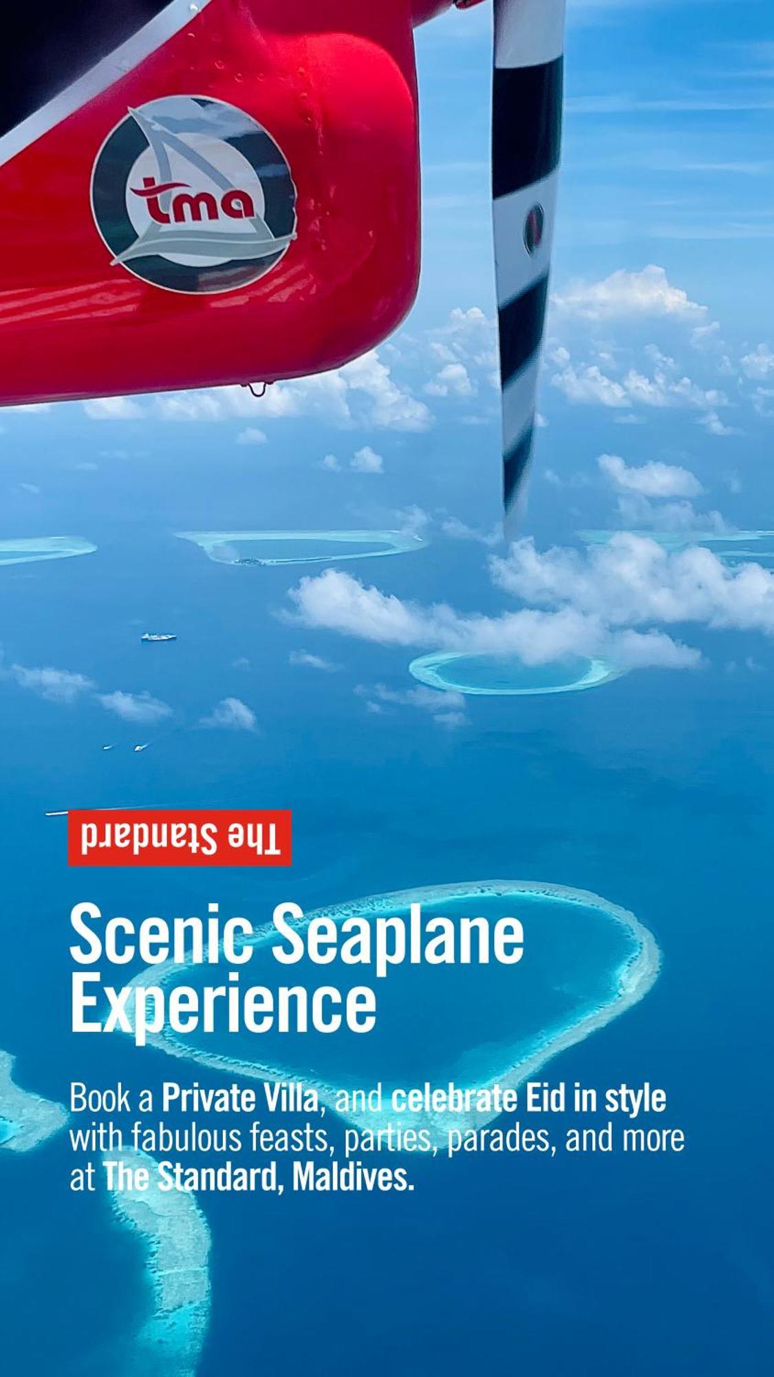 The Standard, Huruvalhi Maldives (Adults Only) Meedhoo  Esterno foto The Standard Scenic Seaplane